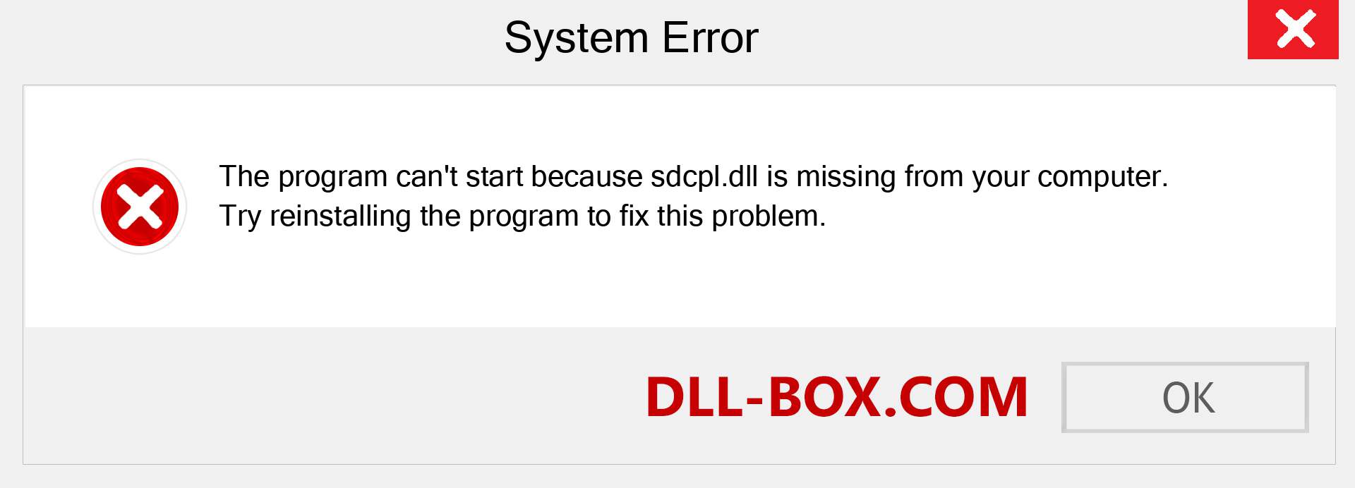  sdcpl.dll file is missing?. Download for Windows 7, 8, 10 - Fix  sdcpl dll Missing Error on Windows, photos, images