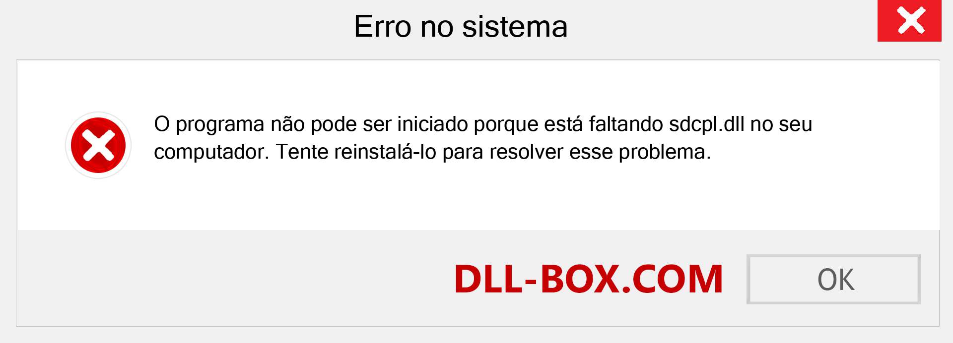 Arquivo sdcpl.dll ausente ?. Download para Windows 7, 8, 10 - Correção de erro ausente sdcpl dll no Windows, fotos, imagens